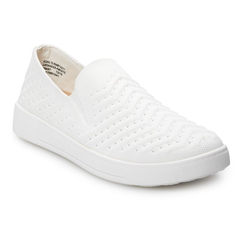 ソノマ レディース シューズ スニーカー Sonoma Goods For Life Catahoula WomenslipOn Shoes White ホワイト