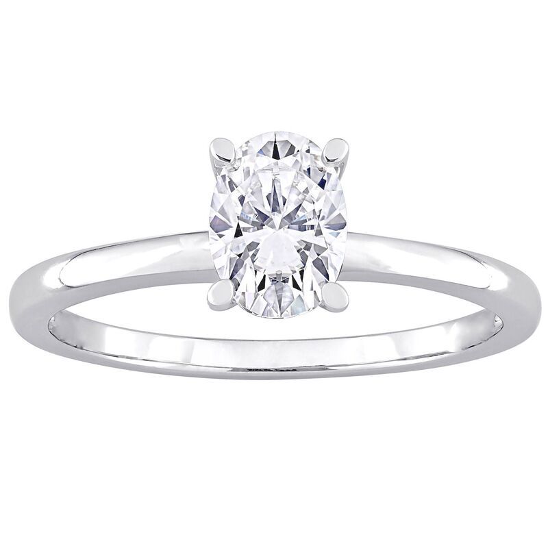 ステラ グレース レディース アクセサリー リング Stella Grace Sterling Silver LabCreated Moissanite Solitaire Ring Sterling Silver シルバー