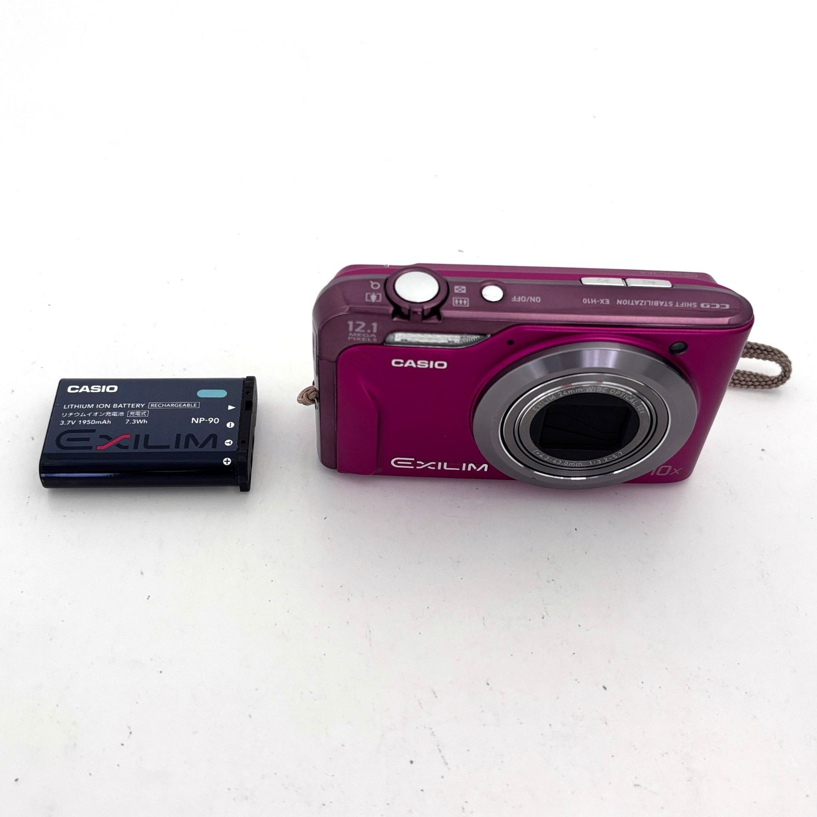 カメラ 【極美品】カシオ CASIO EXILIM EX-H10 ピンク デジカメ