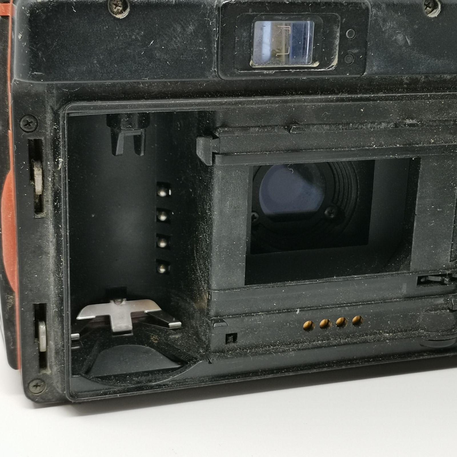 コニカ KONICA 現場監督 35WB ECO オレンジ コンパクトフィルムカメラ 汚れあり 中古品 動作未確 管理番号 ARCANKO2466