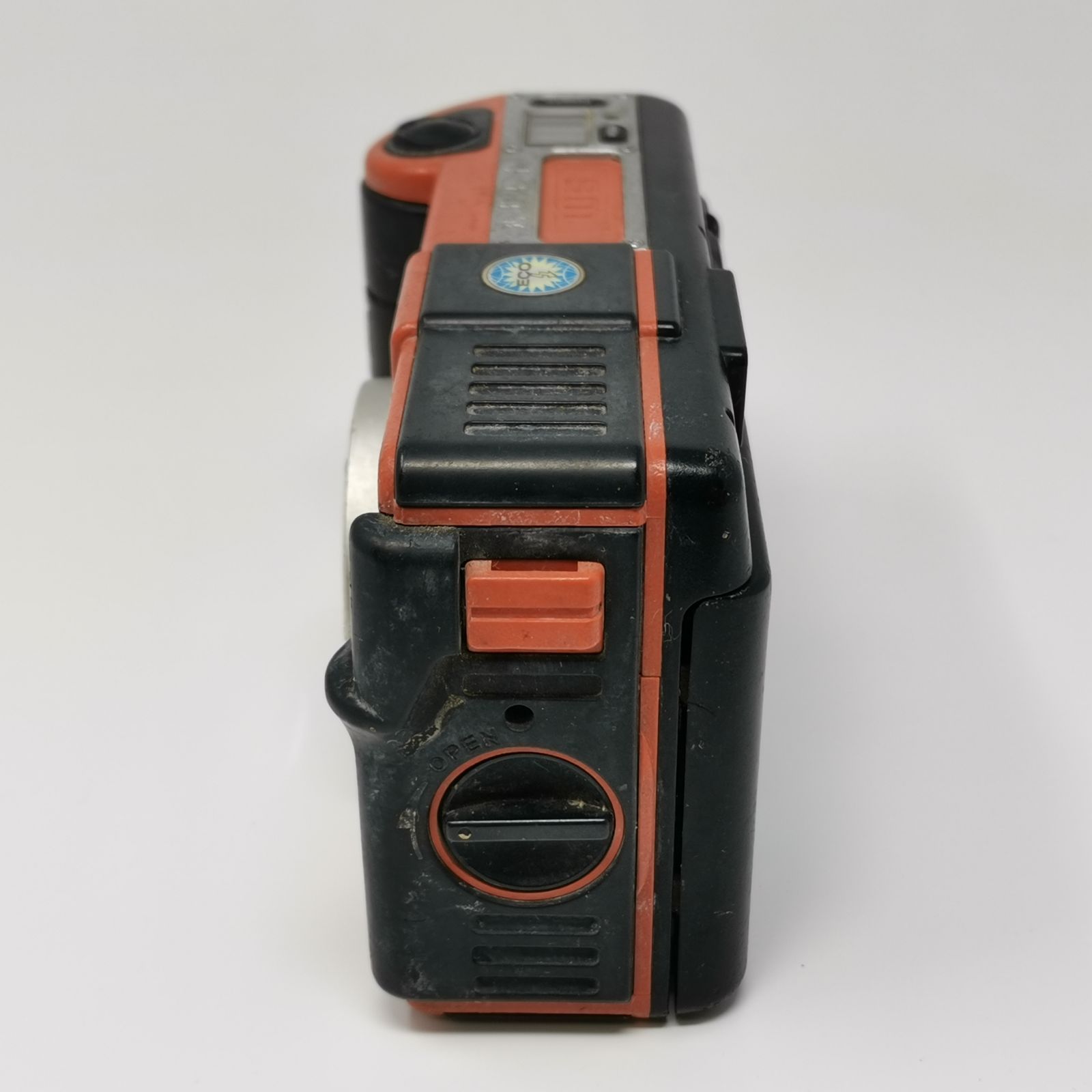 コニカ KONICA 現場監督 35WB ECO オレンジ コンパクトフィルムカメラ 汚れあり 中古品 動作未確 管理番号 ARCANKO2466