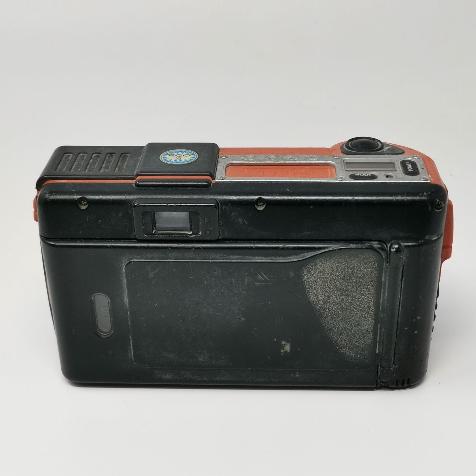 コニカ KONICA 現場監督 35WB ECO オレンジ コンパクトフィルムカメラ 汚れあり 中古品 動作未確 管理番号 ARCANKO2466