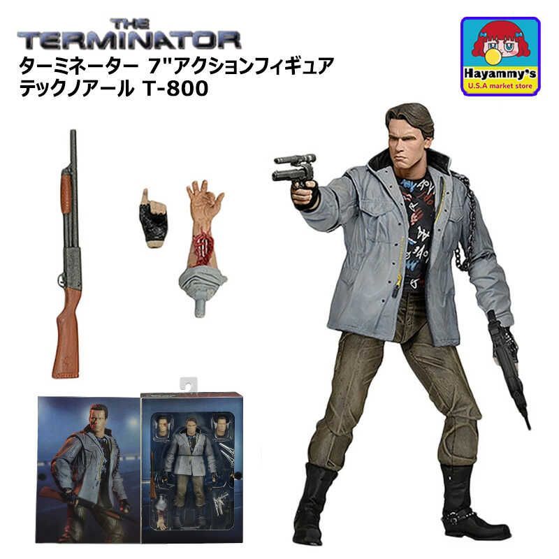 フィギュア ターミネーター アクションフィギュア テックノアール T-800 映画 置物 インテリア アメトイ 正規ライセンス品 おしゃれ アメリカン 雑貨 キャラクター オブジェ カフェ 店舗 アンティーク