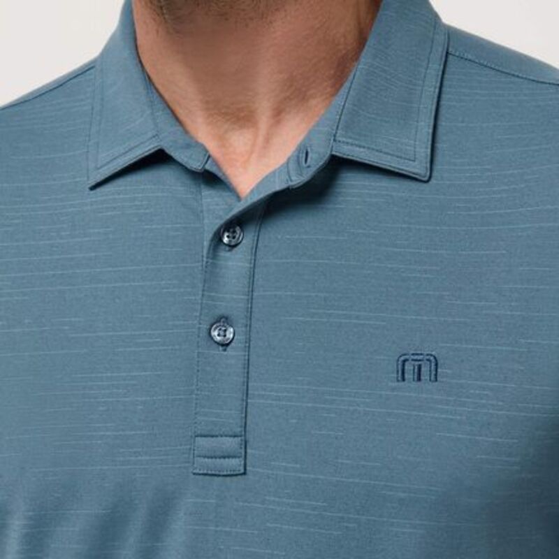 トラビスマヒュー メンズ トップス ポロシャツ TravisMathew Theater Polo Mens Copen Blue ブルー