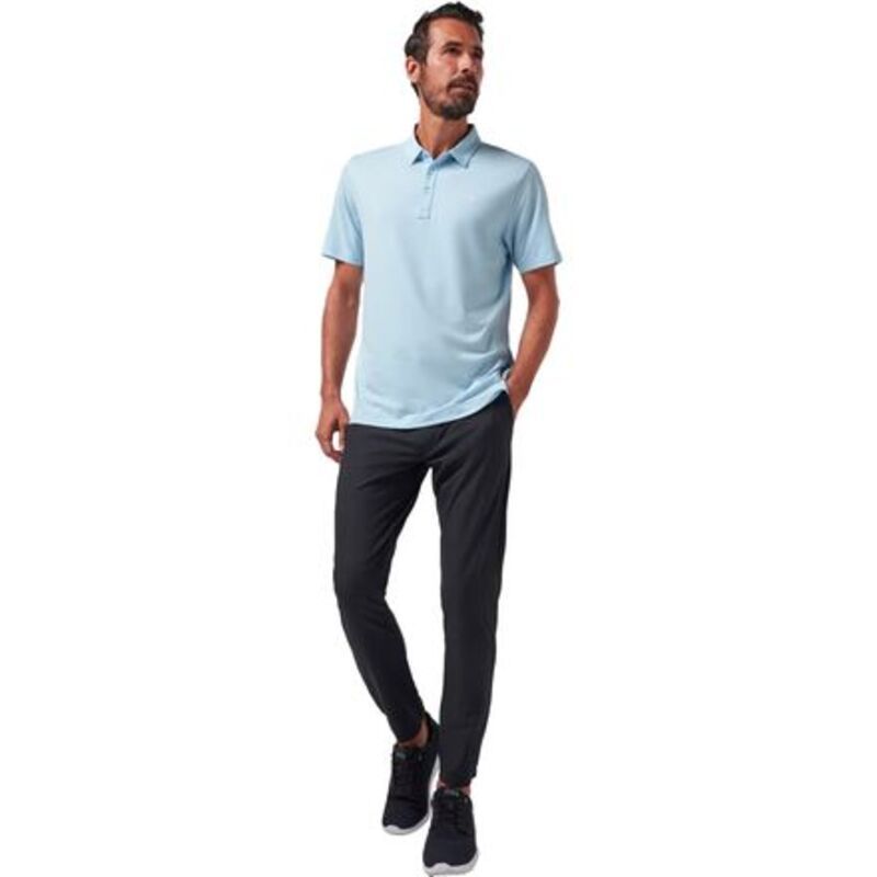 トラビスマヒュー メンズ トップス ポロシャツ TravisMathew Theater Polo Mens Heather Dream Blue ヘザー