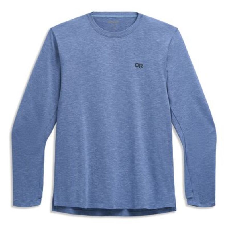 アウトドアリサーチ メンズ トップス シャツ 長袖 Outdooresearch ActiveIce Spectrum Sun LongSleeve TShirt Mens Ascent Blue Heather ヘザー