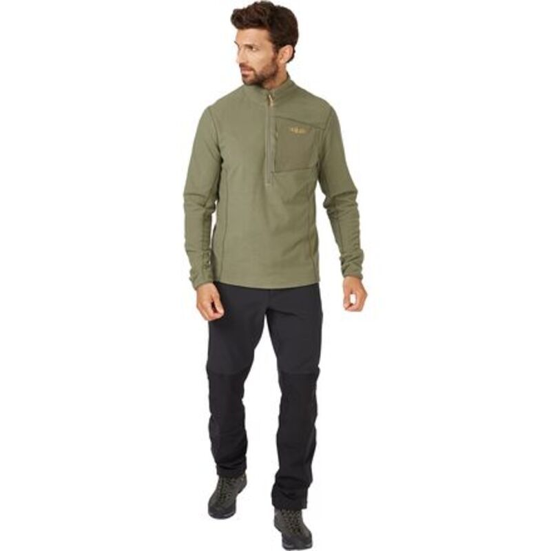 ラブ メンズ アウター ジャケット・ブルゾン フリース Rab Tecton PullOn Fleece Mens Light Khaki カーキ