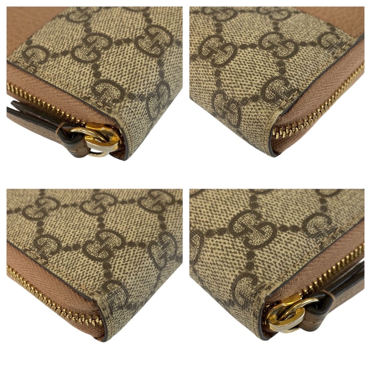 美品 GUCCI グッチ GGマーモント ベージュ ゴールド金具 GGスプリーム