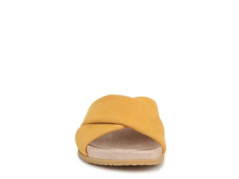 バイオニック レディース シューズ サンダル VionicEtna Sandal Yellow Suede イエロー