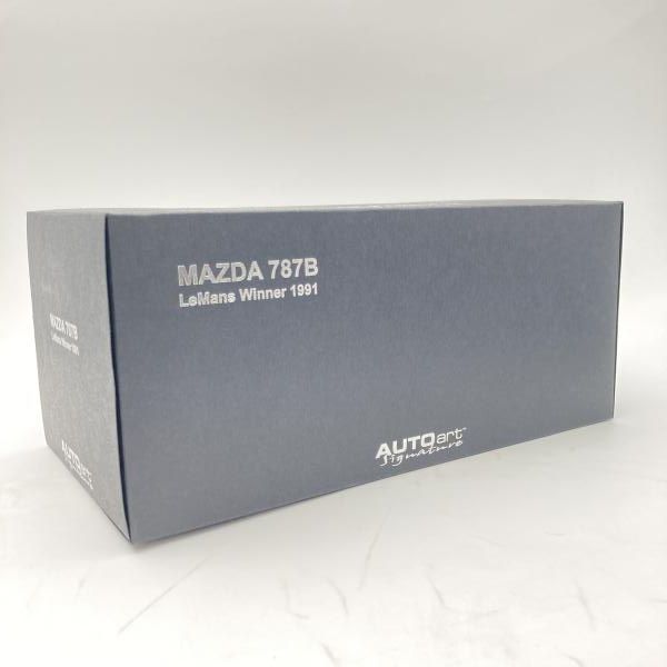【中古】オートアート 1/18 MAZDA 787B LEMANS WINNER 1991 RENOWN #55(オレンジ×グリーン×シルバー)[6]