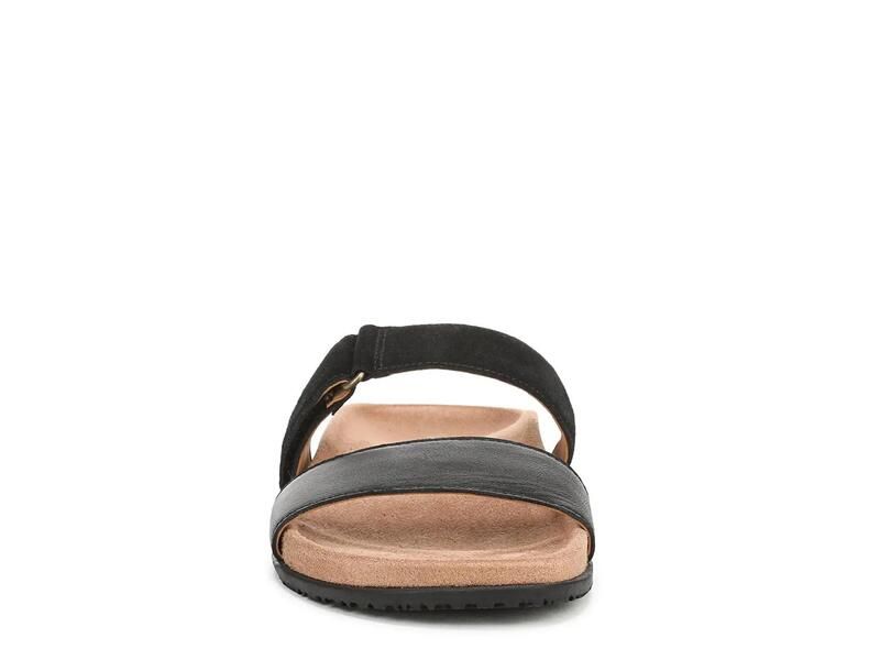 バイオニック レディース シューズ サンダル VionicElaine Sandal Black Leather ブラック