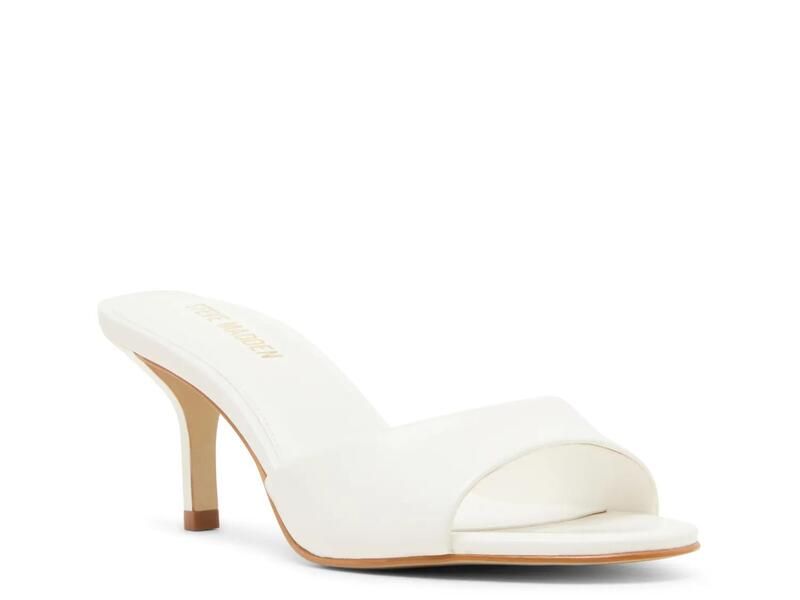 スティーブ マデン レディース シューズ サンダル Steve MaddenKendrix Sandal White Leather ホワイト
