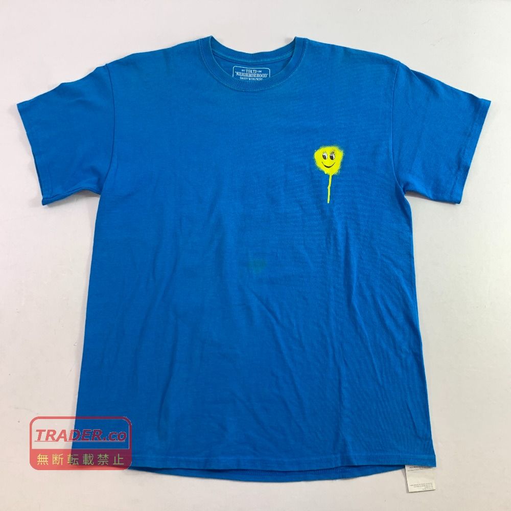 04w6835▽※【中古】NEIGHBORHOOD Tシャツ ネイバーフッド 181LBNHSTM04S BANKSY1 CTEE.SS カットソー バックプリント L バンクシーを盗んだ男【八王子店】