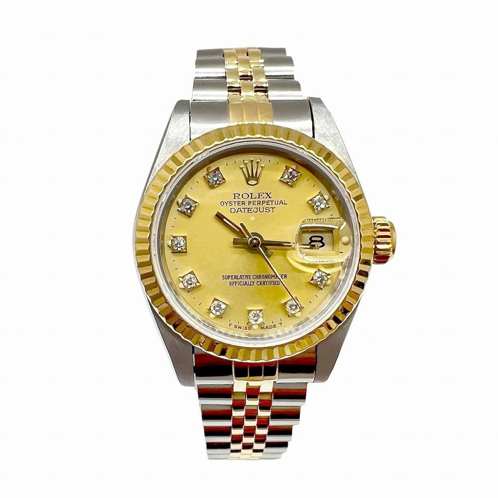 ROLEX ロレックス デイトジャスト 10Pダイヤ SS K18YG 69173 L番