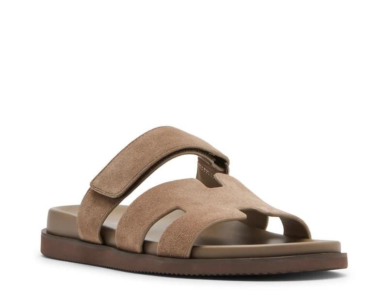 スティーブ マデン メンズ シューズ サンダル Steve MaddenMaiven Sandal Taupe Suede トープ