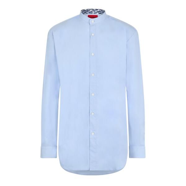 フューゴ メンズ トップス シャツ オックスフォード Hugo Mens Kaleb 101 Long Sleeve Oxford Shirt Pastel Blue ブルー