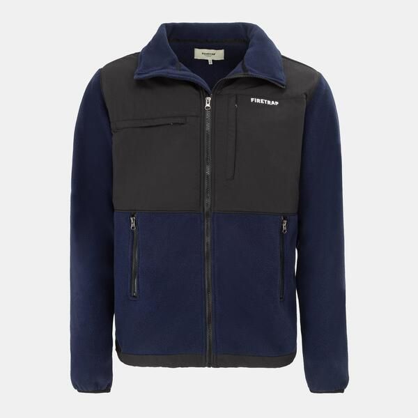 ファイヤートラップ メンズ アウター ジャケット・ブルゾン フリース Firetrap Fleece Jacket Mens Maritime Blue ブルー