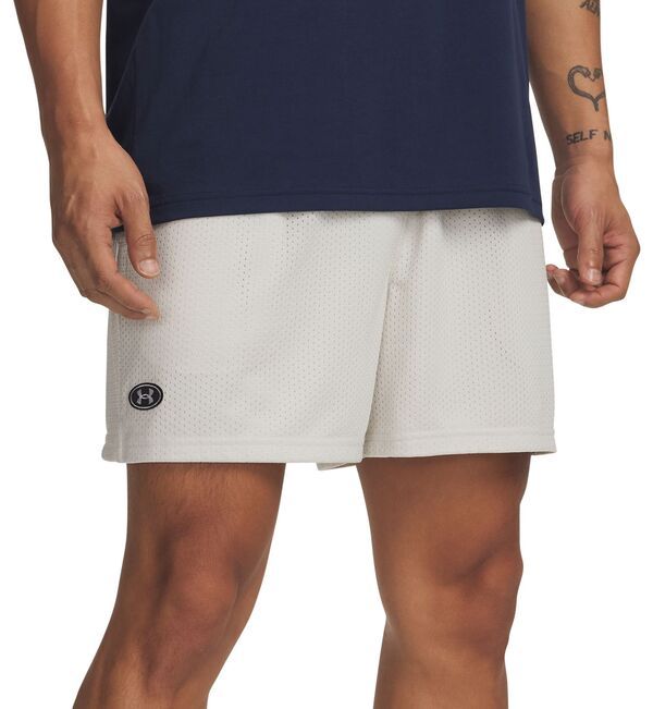 アンダーアーマー メンズ ボトムス ハーフパンツ・ショーツ メッシュ ショートパンツ Under Armour Mens Icon Meshortsummit White White ホワイト
