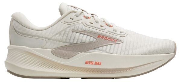ブルックス レディース シューズ スニーカー Brooks Womens Revel Max Running Shoes WhiteBeige ホワイト