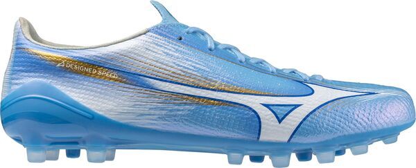 ミズノ レディース シューズ スニーカー Mizuno Alpha III Elite AG Soccer Cleats BlueWhite ホワイト