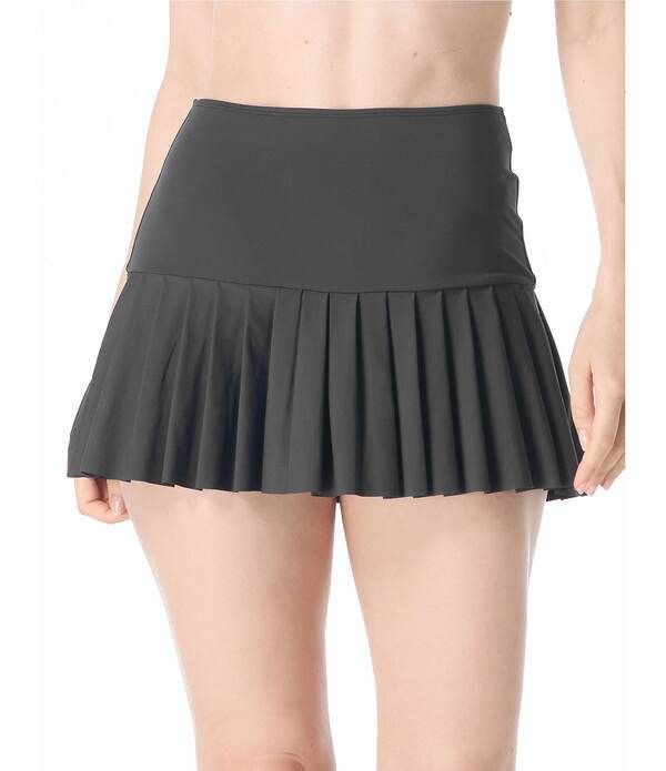 ビーチハウス レディース ボトムス カジュアルパンツ プリーツ Beachouse Solid Stephanie Pleated Swim Skort Black ブラック