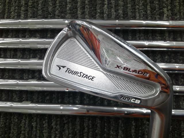 中古 アイアンセット ブリヂストン ツアーステージX-BLADE 709CB/NSPRO950GHウェイトフロー 6本セット/S/25[2710]■博多