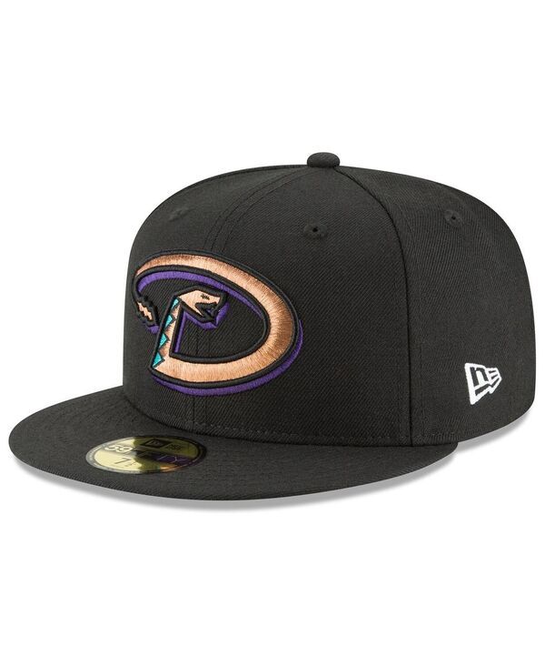 ニューエラ メンズ アクセサリー 帽子 ウール New Era Mens Black Arizona Diamondbacks Cooperstown Collection Wool 59FIFTY Fitted Hat Black ブラック 9,485円