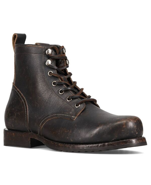 フライ メンズ シューズ ブーツ・レインブーツ Frye Mens Hudson RoundToe Work Boots Black ブラック