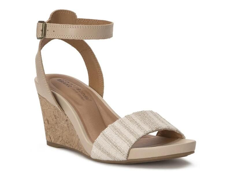 ラッキーブランド レディース シューズ サンダル Lucky Brand Lynda Wedge Sandal Beige LeatherTextile ベージュ