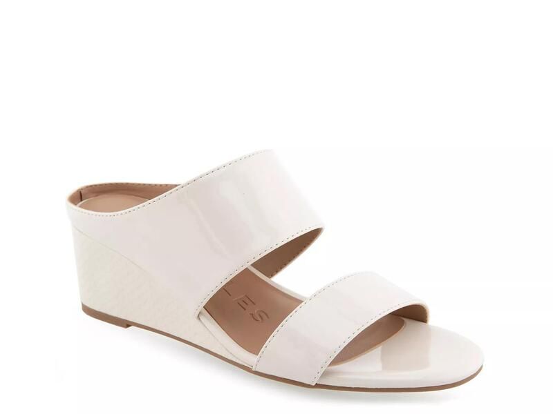 エアロソールズ レディース シューズ サンダル ヒール Aerosoles Wheeler Wedge Sandal Eggnog Patent Synthetic