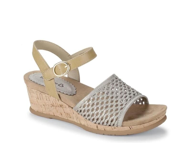 ベアトラップス レディース シューズ サンダル Baretraps Fernelle Wedge Sandal BeigeTaupe ベージュ