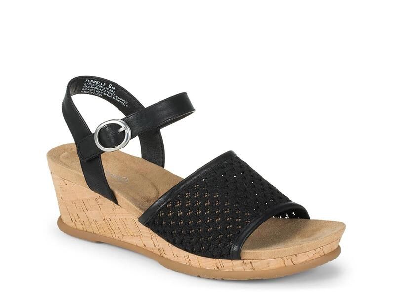 ベアトラップス レディース シューズ サンダル Baretraps Fernelle Wedge Sandal Black ブラック