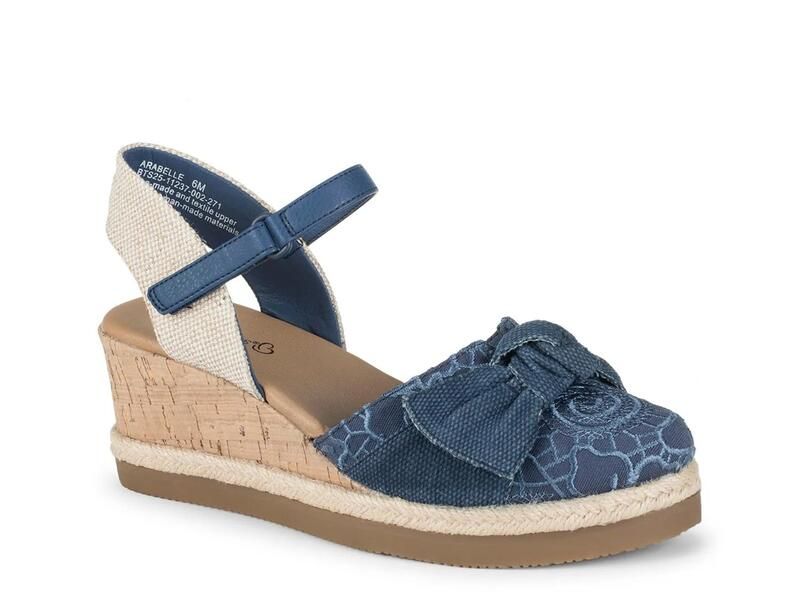 ベアトラップス レディース シューズ サンダル Baretraps Arabelle Wedge Sandal Denim Blue デニム