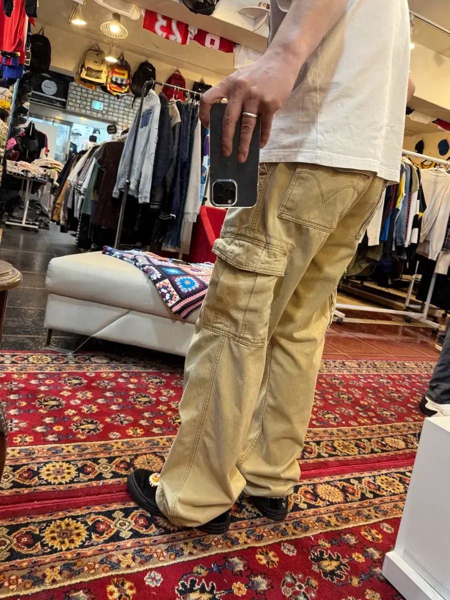 00s ヴィンテージ リーバイス ワイド カーゴパンツ W32
