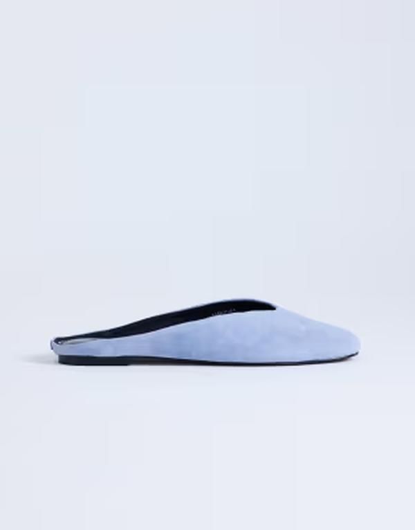 トップショップ レディース シューズ サンダル Topshop Atlas mule flat shoes BLUE ブルー