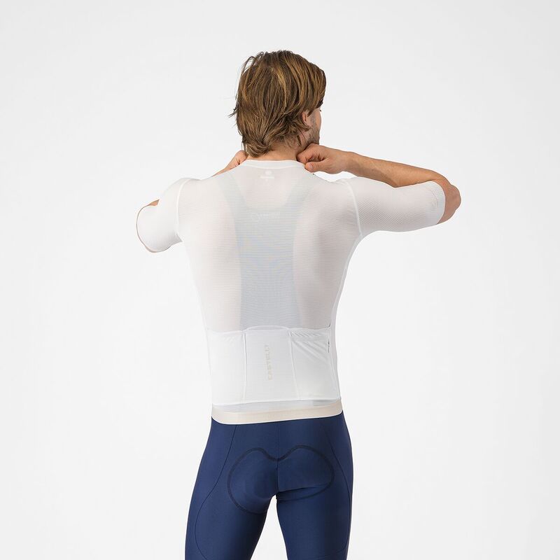 カステリ メンズ トップス Tシャツ ジャージー Castelli Espresso 2 Jersey Mens Ivory アイボリー