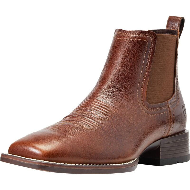 アリアト メンズ シューズ ブーツ・レインブーツ Ariat Booker Ultra Western Boot Mens Royal Brown ブラウン