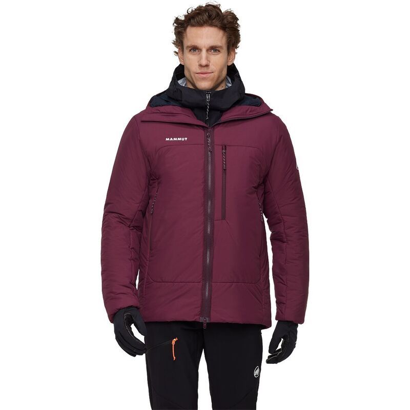 マムート メンズ トップス ベスト フーデッドジャケット Mammut Rime Pro Belay IN Hooded Jacket Mens VinBlack ブラック