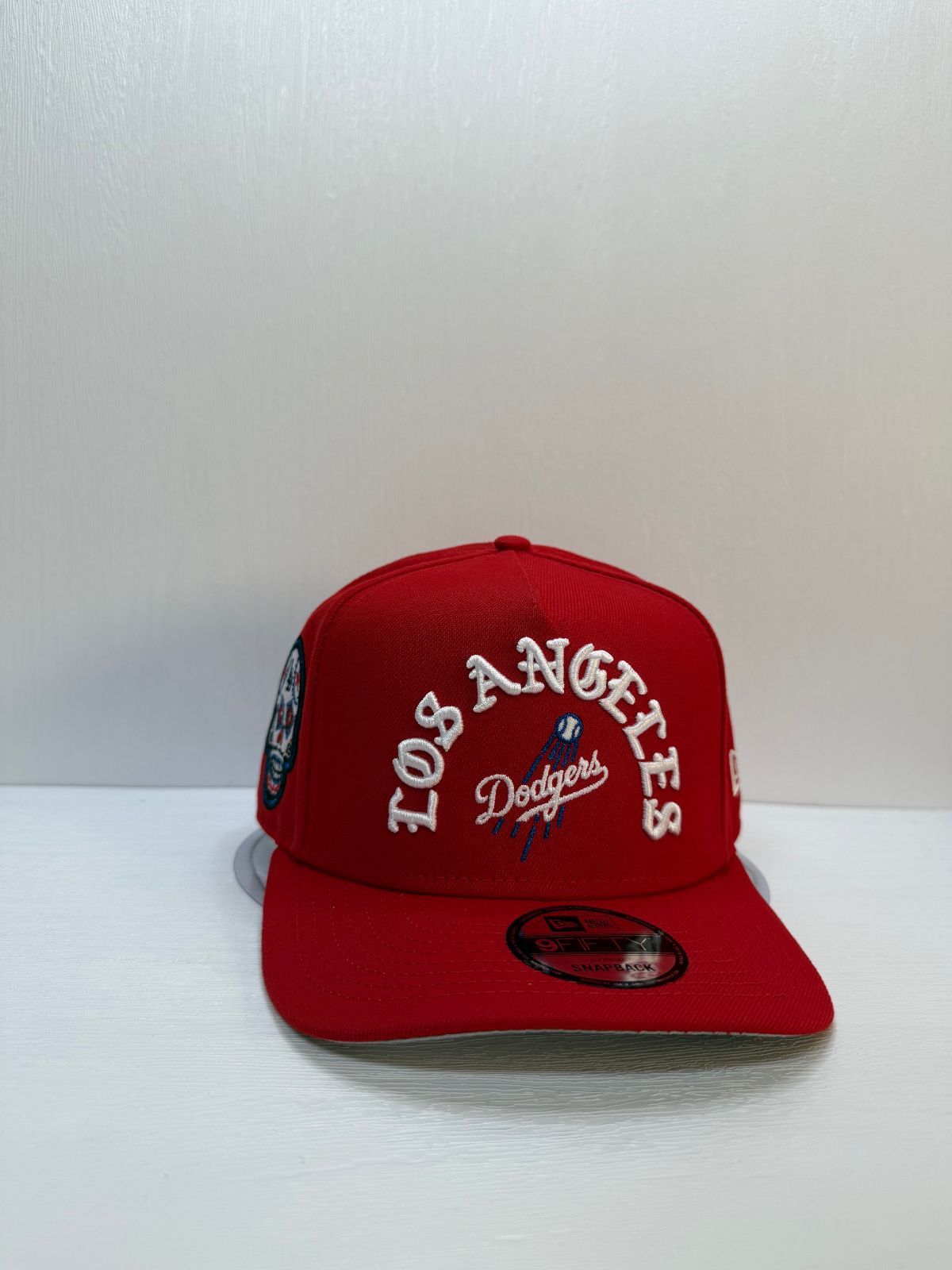 ニューエラ ロサンゼルスドジャース シュガースカル 9fifty スナップバックキャップ レッドカラー