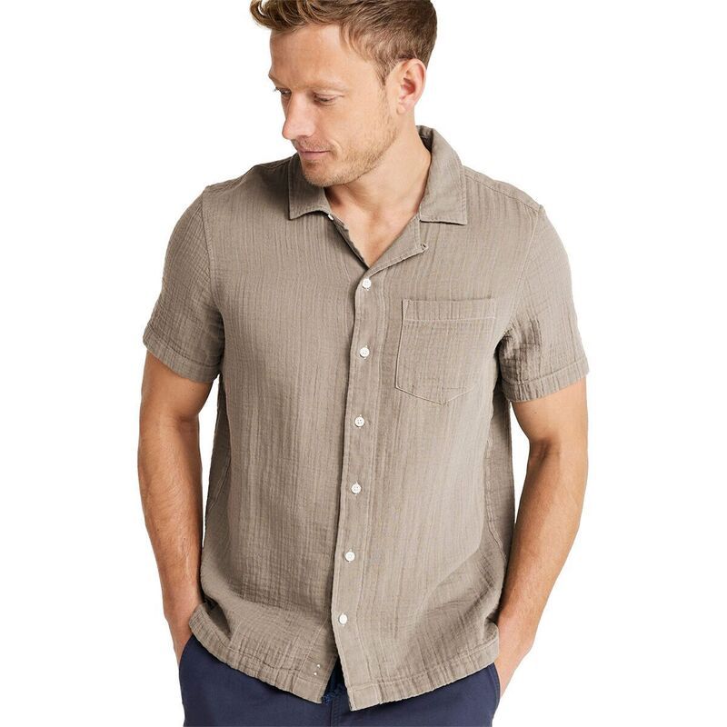 エルエルビーン メンズ トップス シャツ LLBean Cloud Gauze Slightly Fitted LS Regular Shirt Mens Riverock