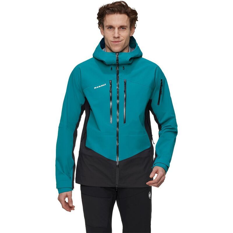 マムート メンズ アウター ジャケット・ブルゾン フーデッドジャケット Mammutaiss Pro HS Hooded Jacket Mens Deep TealBlack ブラック