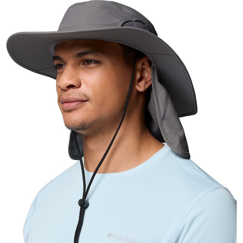 コロンビア メンズ アクセサリー 帽子 Columbia Coolhead Zero IV Booney Hat City Grey グレー