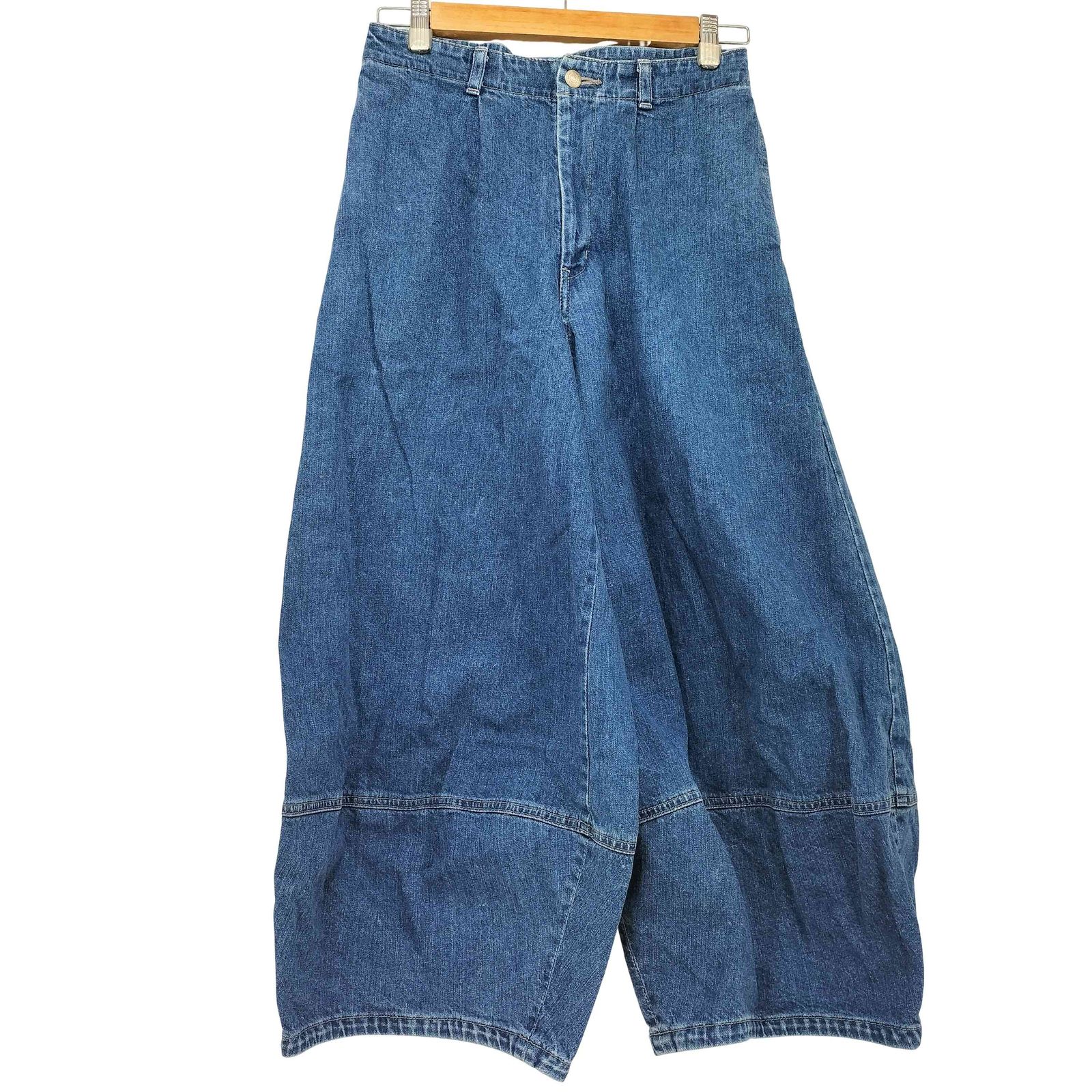 ズッカ ZUCCa 22AW ワンタック バルーン デニムパンツ レディース JPN：M