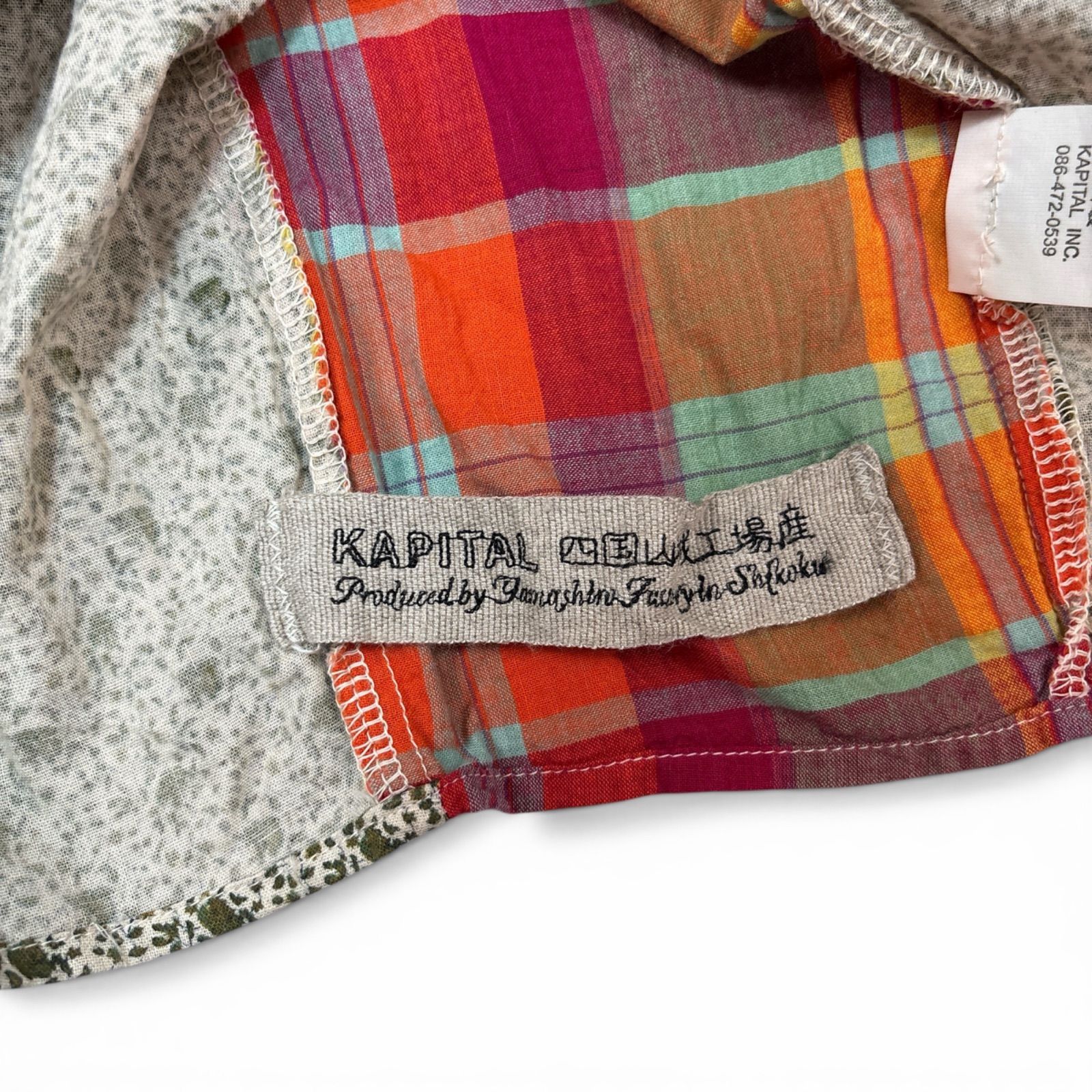 レディース kapital キャピタル 四国山城工場産 アイランドパッチ 