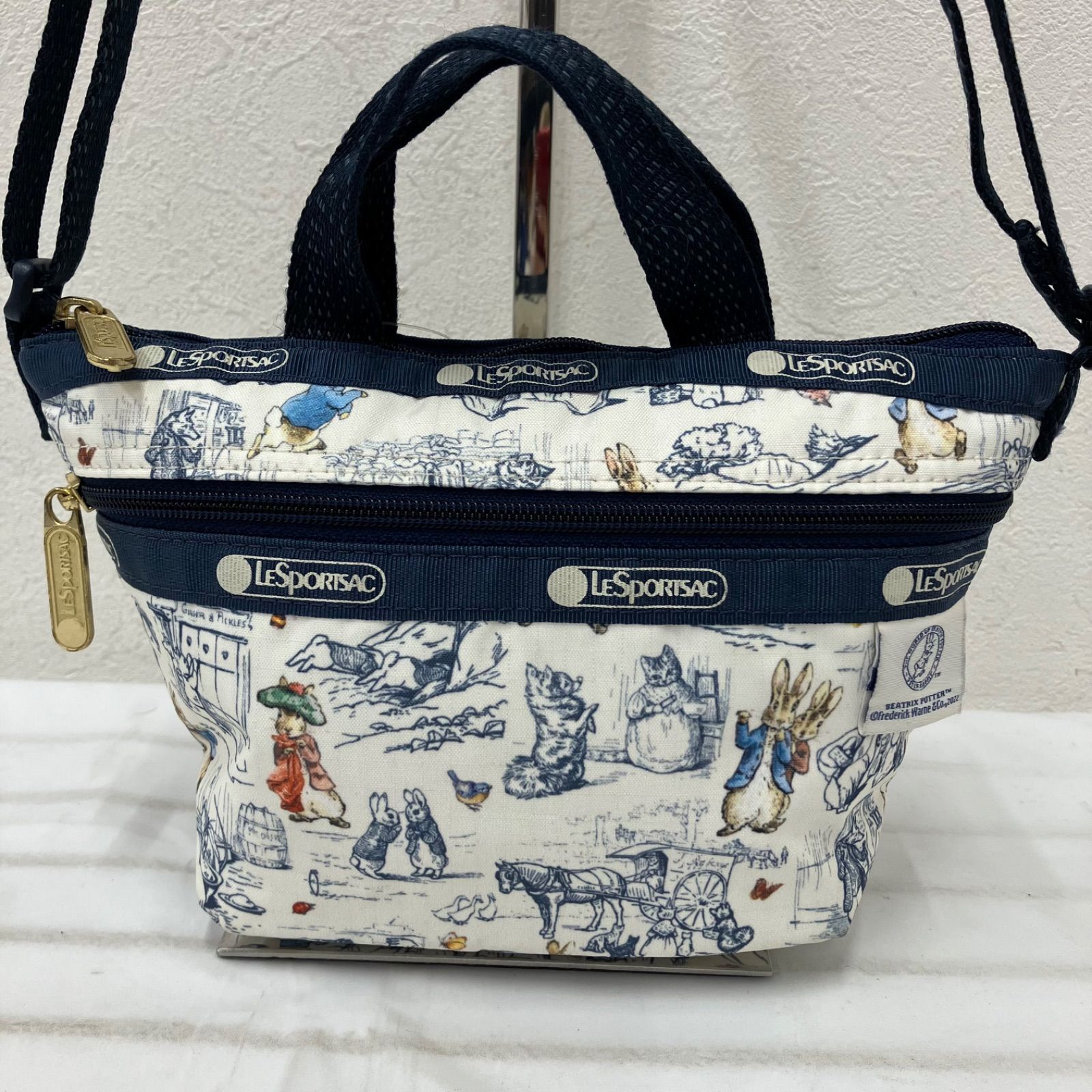 2864 LeSportsac レスポートサック ハンドバッグ 2way ショルダー 