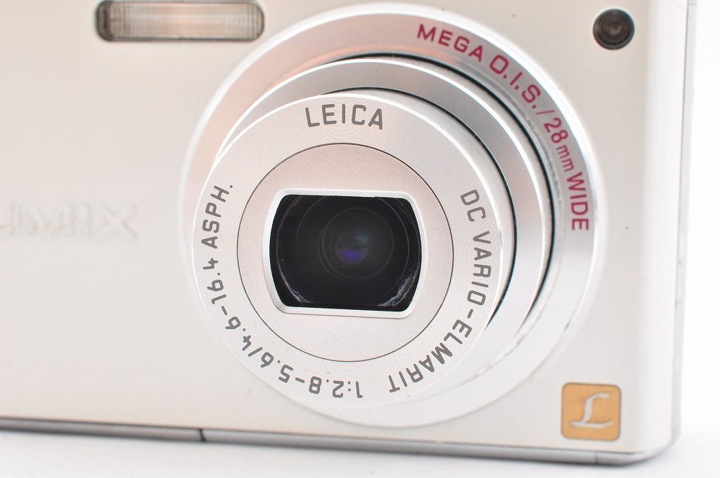 2ヶ月保証付き】Panasonic Lumix DMC-FX33 ホワイト コンデジ CCD