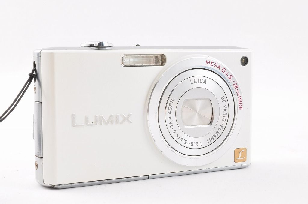 2ヶ月保証付き】Panasonic Lumix DMC-FX33 ホワイト コンデジ CCD