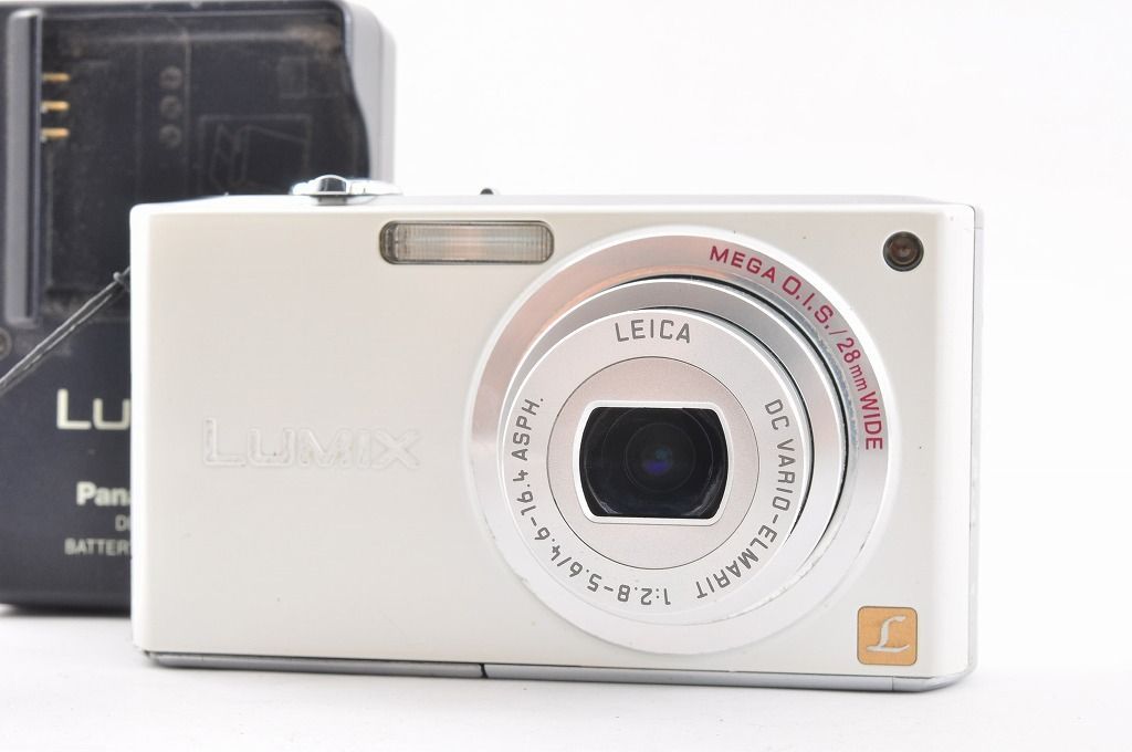 Panasonic LUMIX デジタルカメラ ホワイト 2ヶ月保証付き】Panasonic Lumix DMC-FX33 ホワイト コンデジ CCD