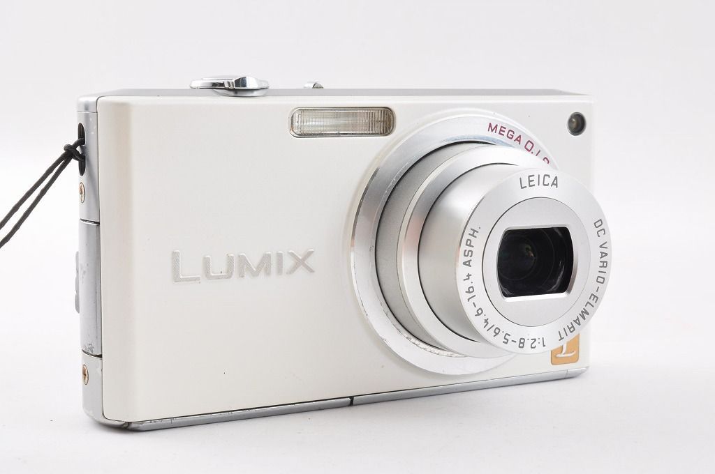 2ヶ月保証付き】Panasonic Lumix DMC-FX33 ホワイト コンデジ CCD