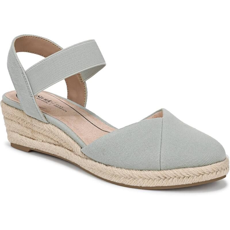 ライフストライド レディース シューズ サンダル LifeStride Kimmie Womens Espadrille Wedges Green グリーン